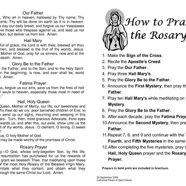 Rosary Guide English Pdf