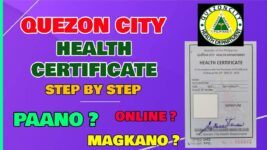 How To Get Health Certificate In Quezon City