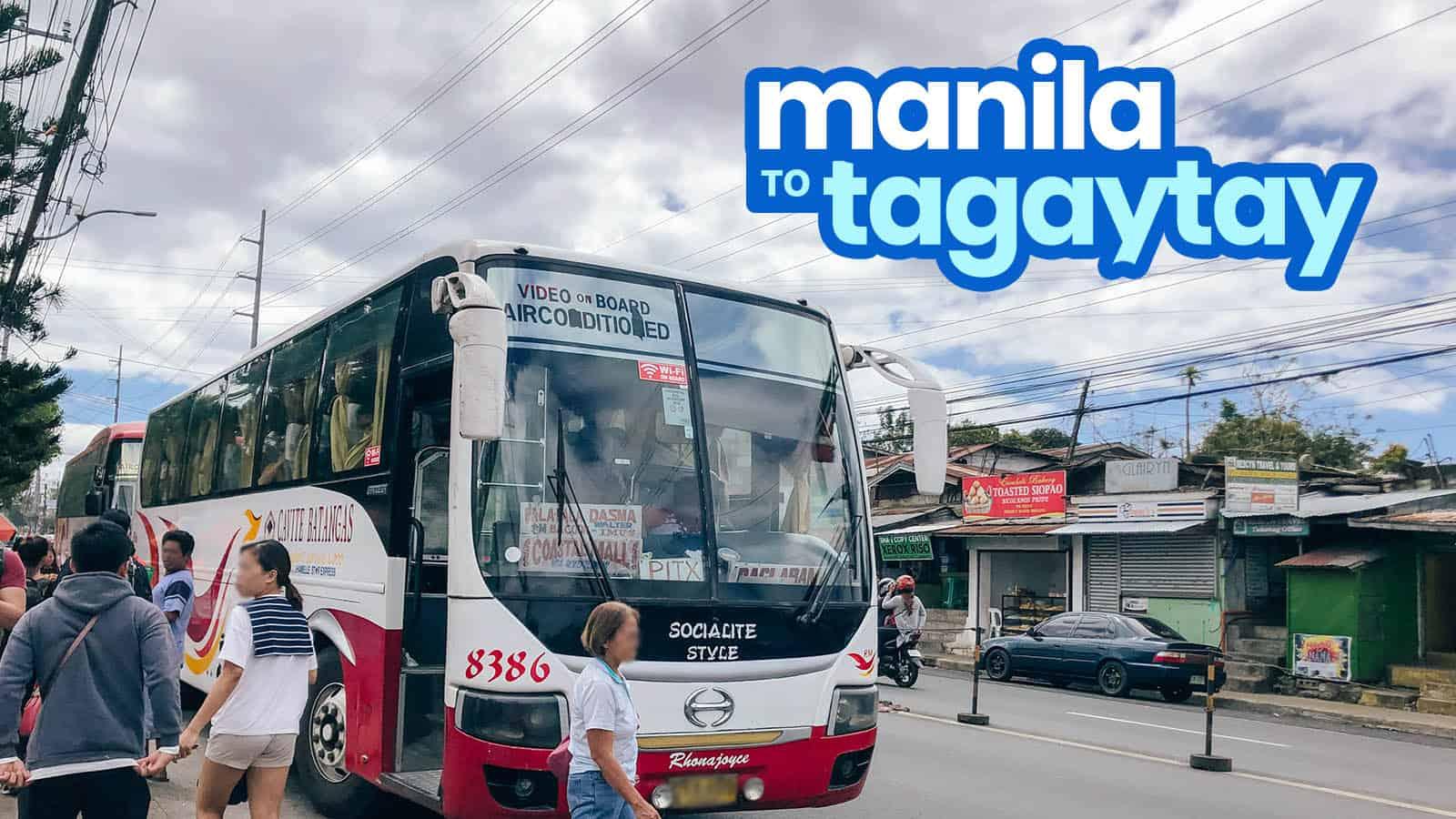 Manila To Tagaytay