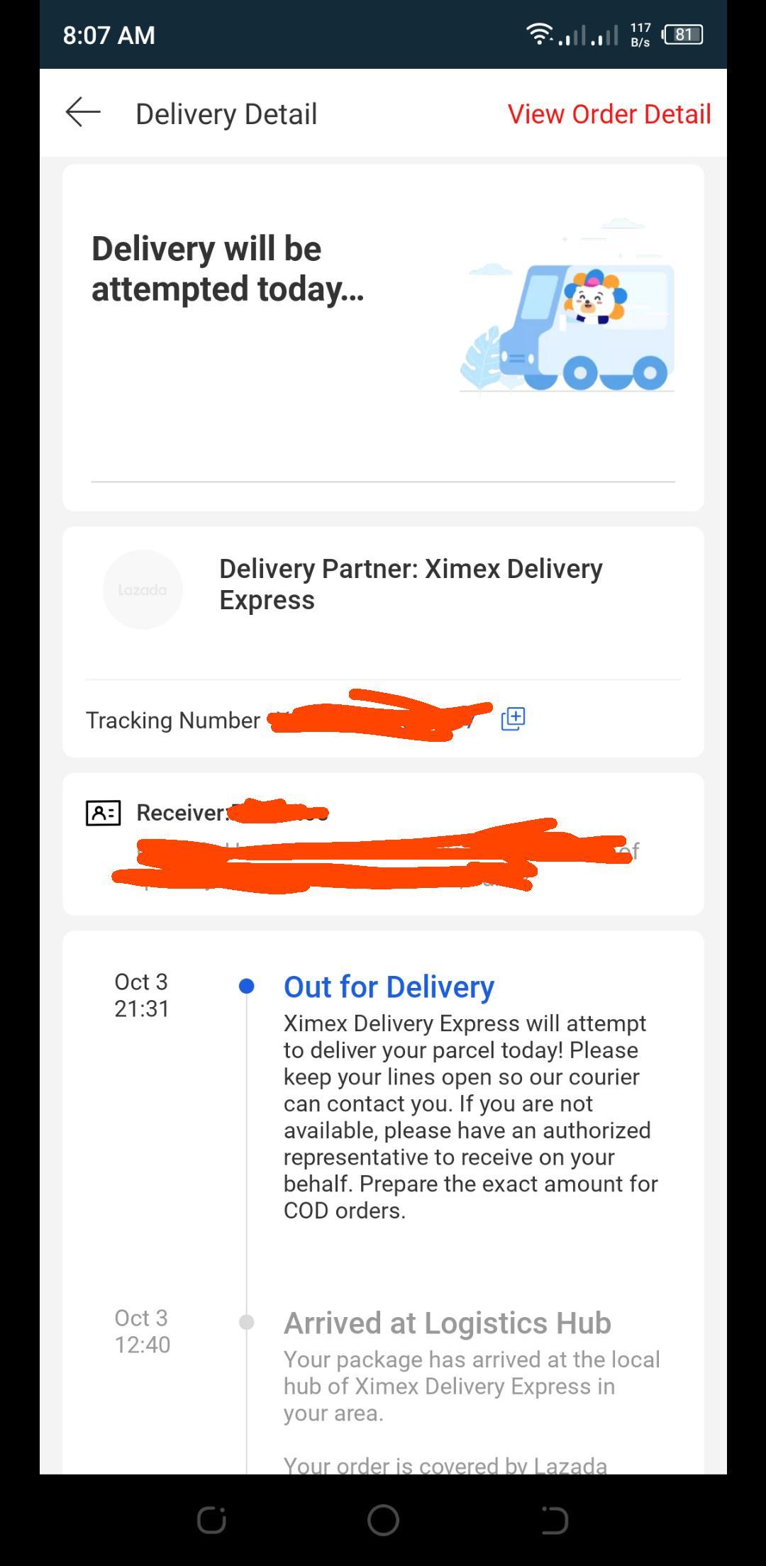 Lazada Your Order Is On The Way