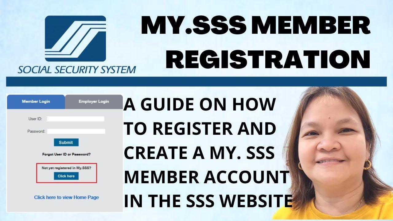 How To Be A Member Of Sss Online