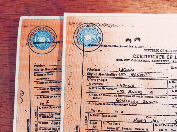 PSA birth certificate online