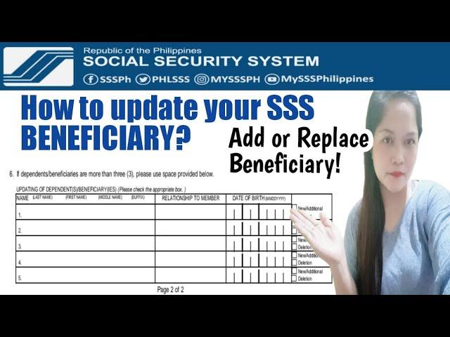 How To Add Beneficiary In Sss Online