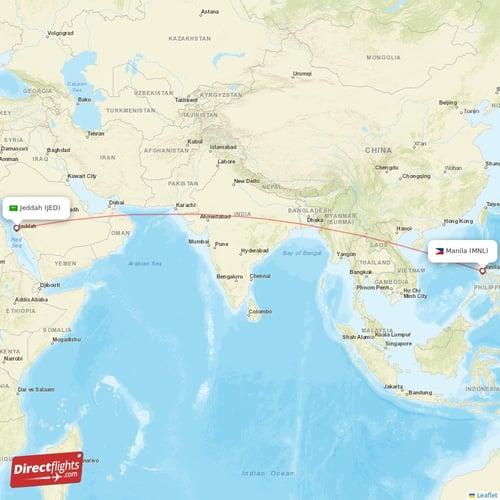 How Many Hours From Manila To Saudi Arabia