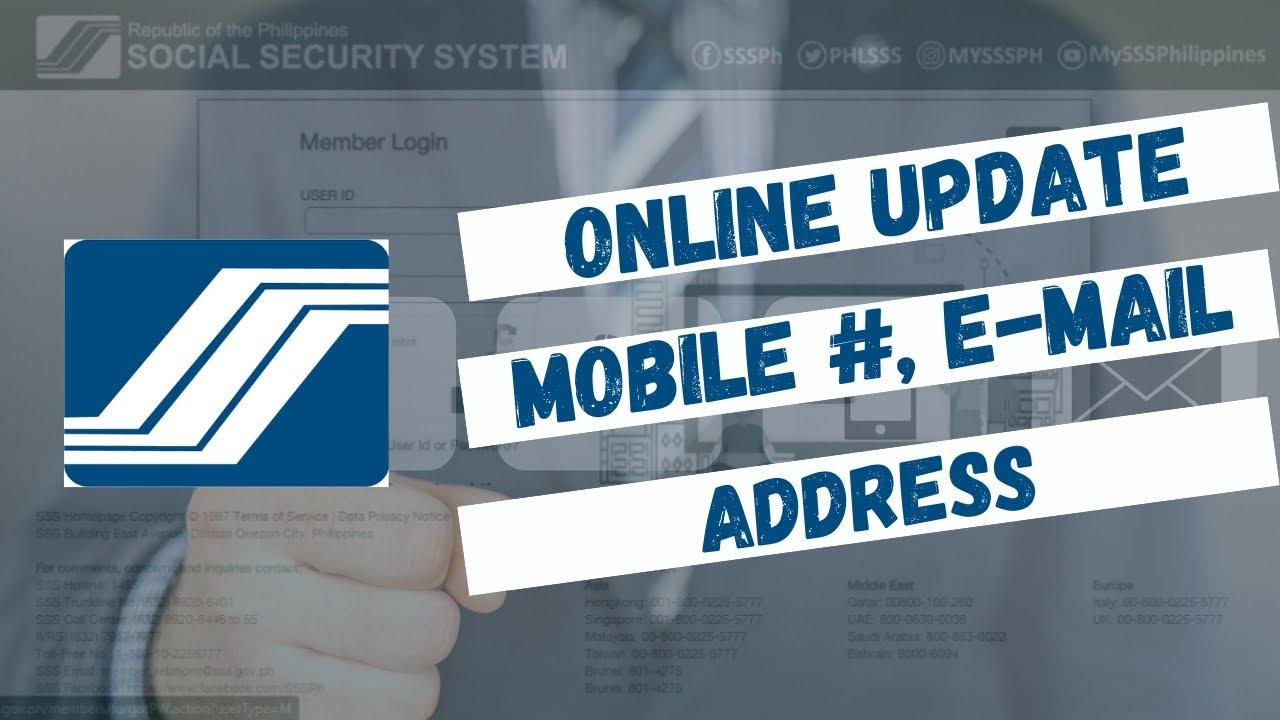 SSS contact number change
