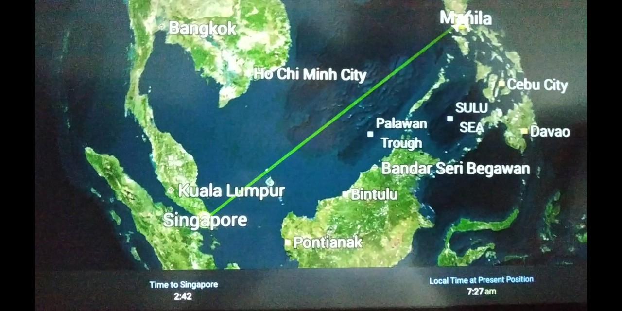 Manila to Singapore flight duration