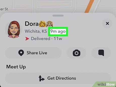 Snapchat online status